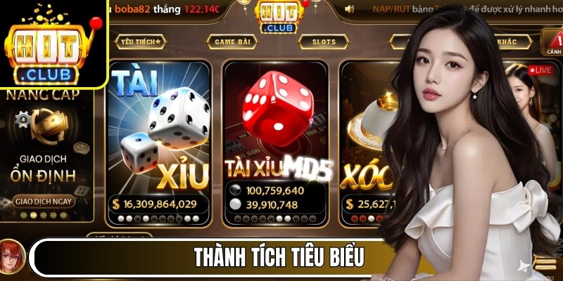 Thành tích tiêu biểu